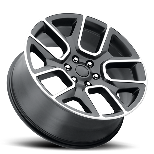 FR WHEELS 76  RAM TRUCK 1500 - Satin Black Machined Face