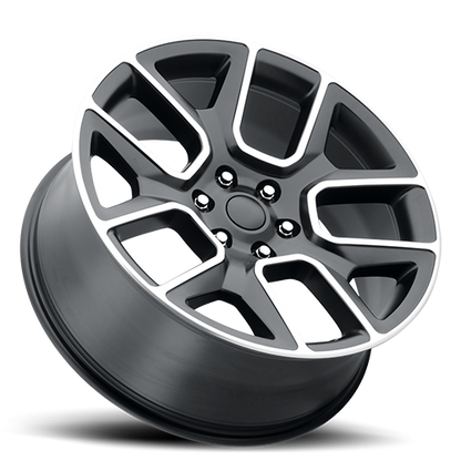 FR WHEELS 76  RAM TRUCK 1500 - Satin Black Machined Face