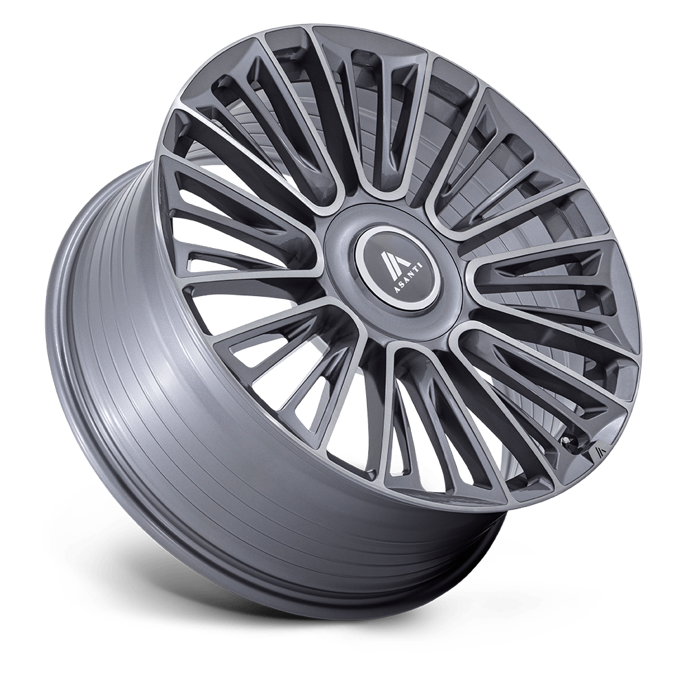 ASANTI WHEELS PREMIER - Anthracite Brushed | Sophisticated, Lightweight Wheels Engineered for a Sleek Finish and Superior Handling