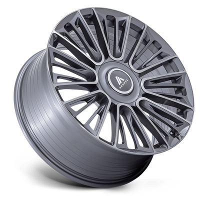 ASANTI WHEELS PREMIER - Anthracite Brushed | Sophisticated, Lightweight Wheels Engineered for a Sleek Finish and Superior Handling