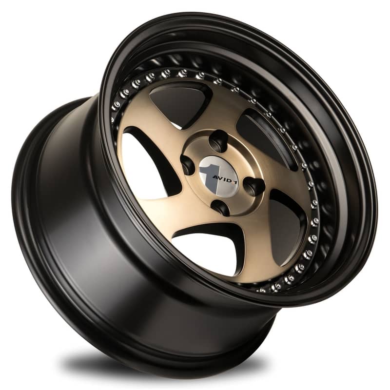 AVID1 WHEELS AV19 - Bronze Black Lip