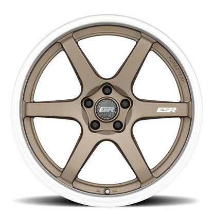 ESR WHEELS APEX SERIES AP6 - MATTE BRONZE MACHINE LIP