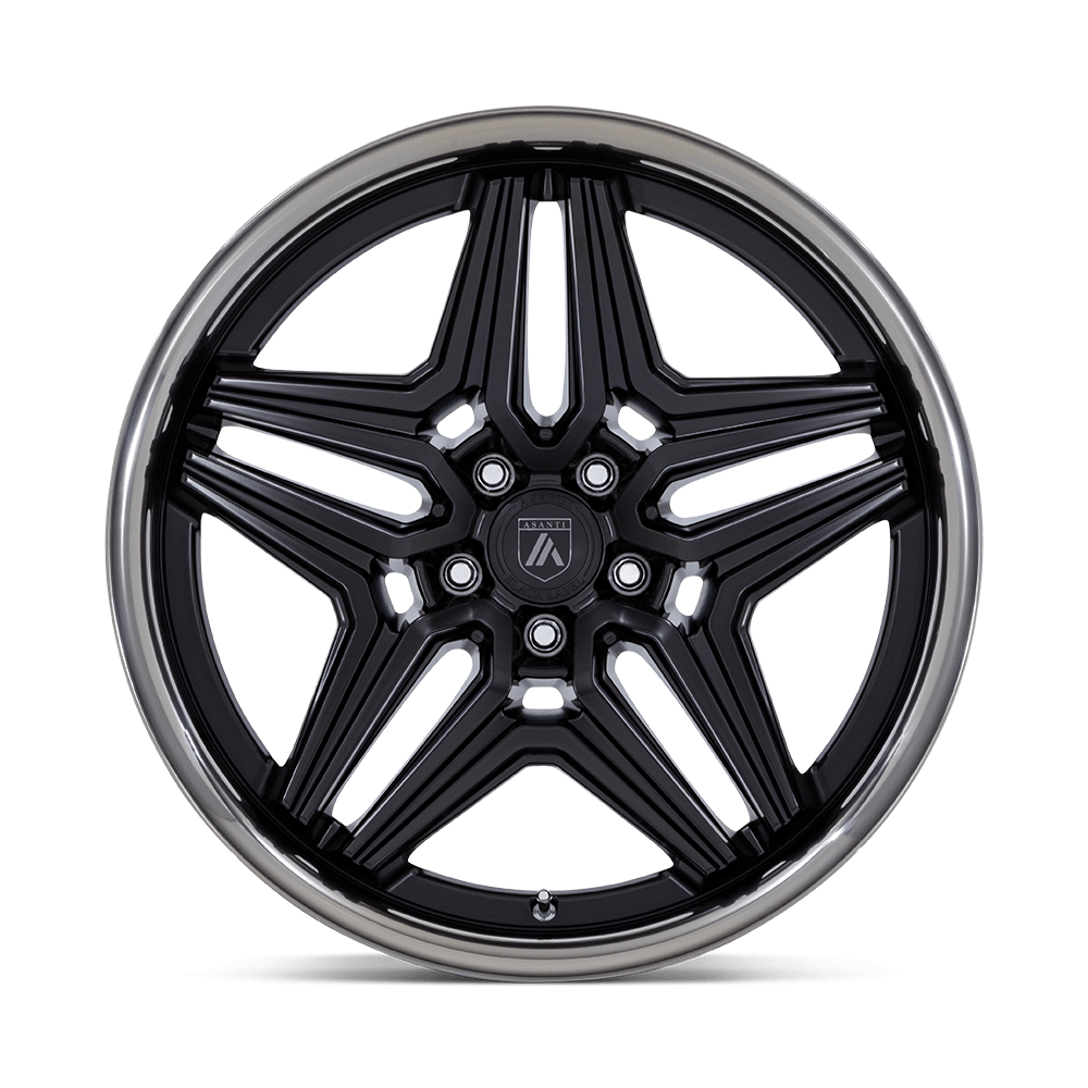 ASANTI WHEELS DUKE - Satin Black W/ DDT LIP