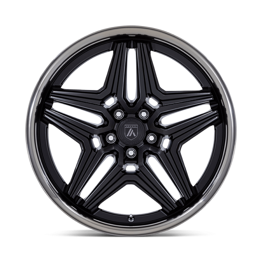 ASANTI WHEELS DUKE - Satin Black W/ DDT LIP