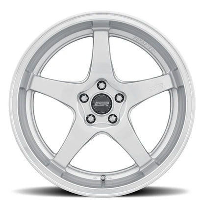 ESR WHEELS APEX SERIES AP5-  HYPER SILVER MACHINE LIP