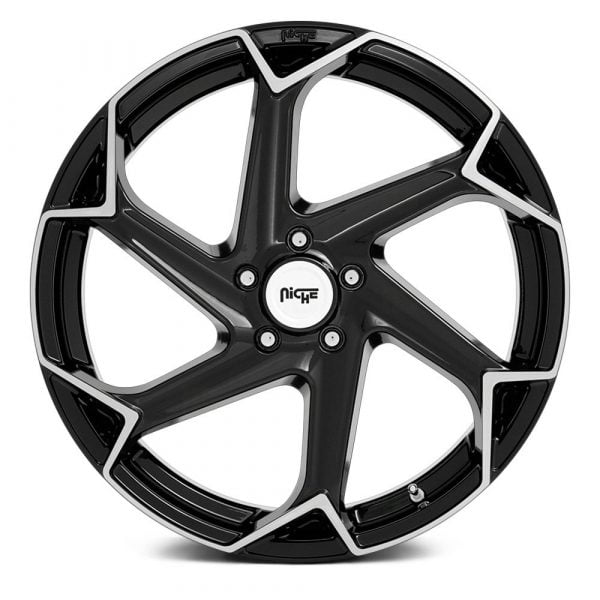 NICHE ROAD WHEELS - M255 Flash Gloss Black Brushed