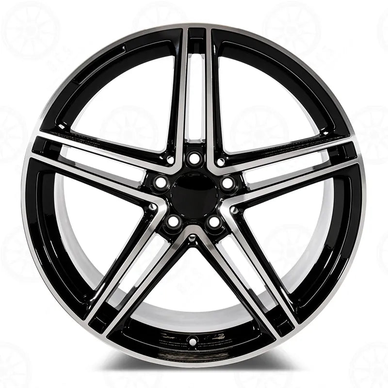 SDTW WHEELS C63 COUPE STYLE RM21 - Machined Face W/Black Outline