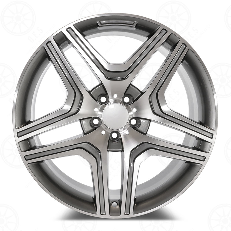 SDTW WHEELS GL63 STYLE RM31 - MACHINED FACE/GUNMETAL OUTLINE