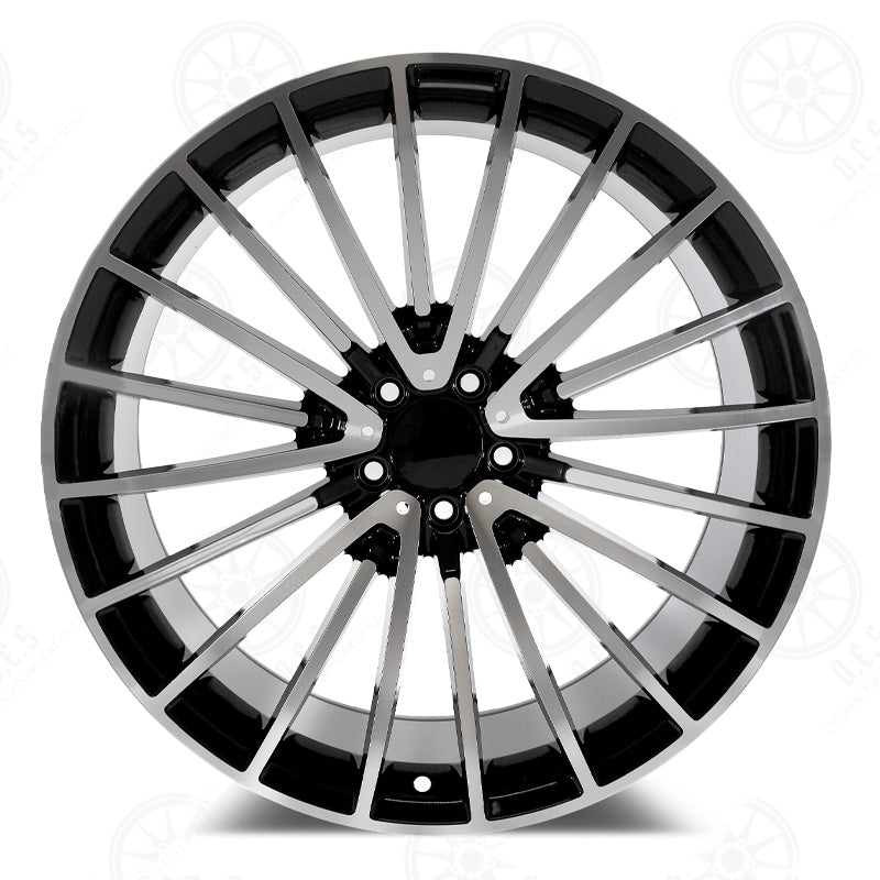 SDTW WHEELS 2021 S STYLE RM56 - MACHINED FACE/BLACK OUTLINE