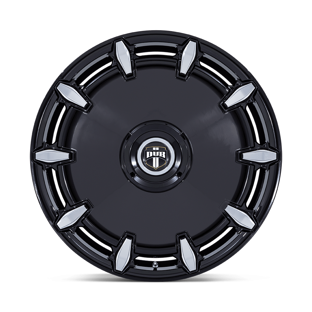 DUB WHEELS DC271 CHEEF GLOSS - BLACK MILLED