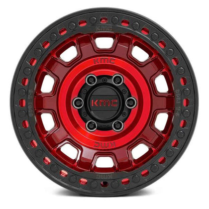 KMC WHEELS - KM236 Tank Beadlock Candy Red