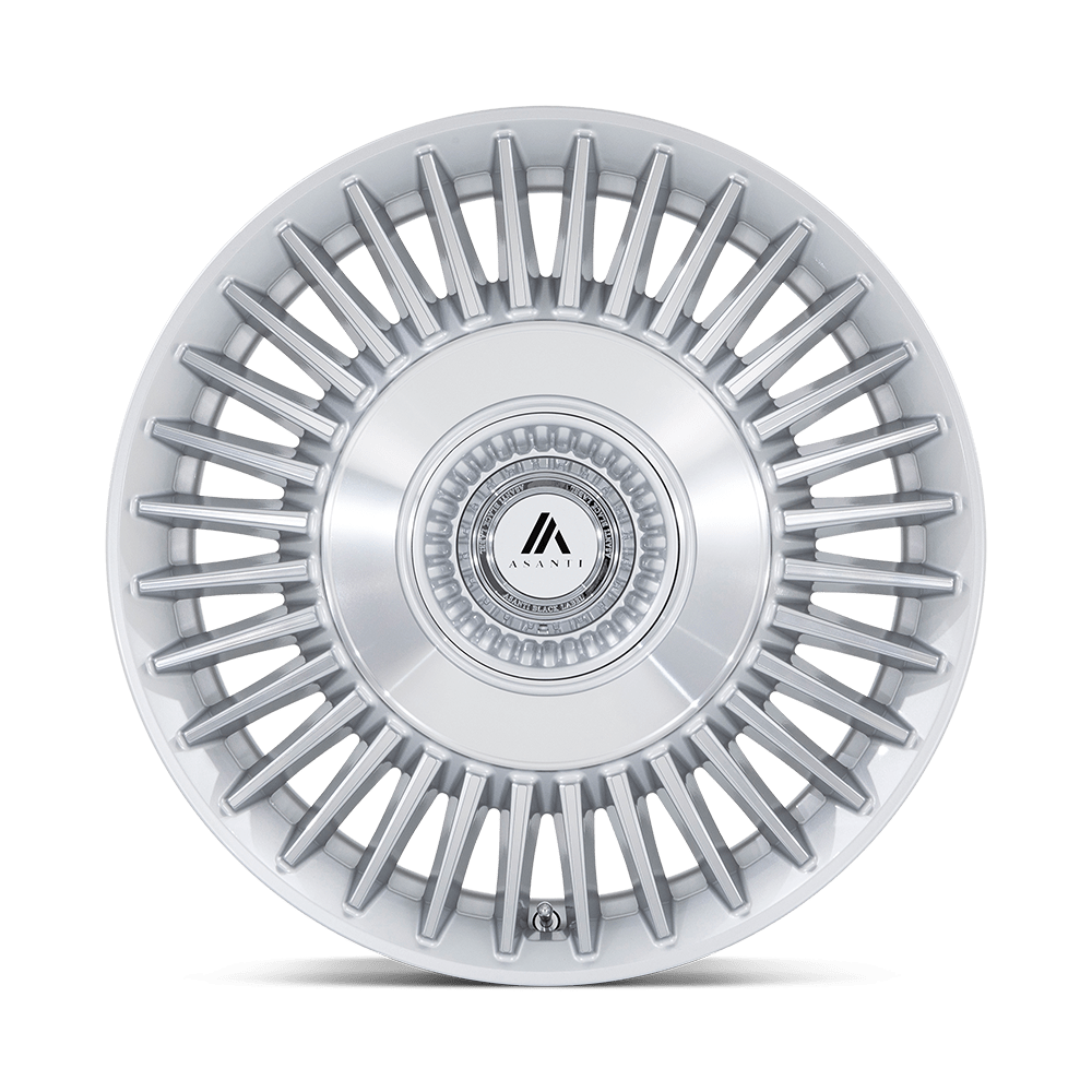 ASANTI WHEELS TIARA - Gloss Silver Bright Machined Face | Luxurious, Eye-Catching Wheels Designed for Maximum Shine and Outstanding Performance