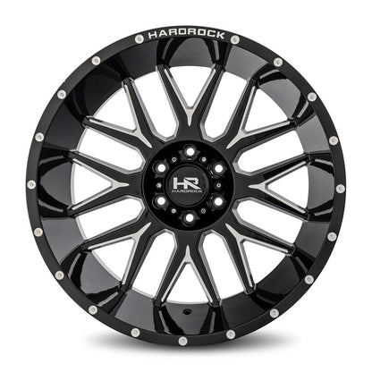 HARDROCK WHEELS H500 Series - H500 Gloss Black Milled
