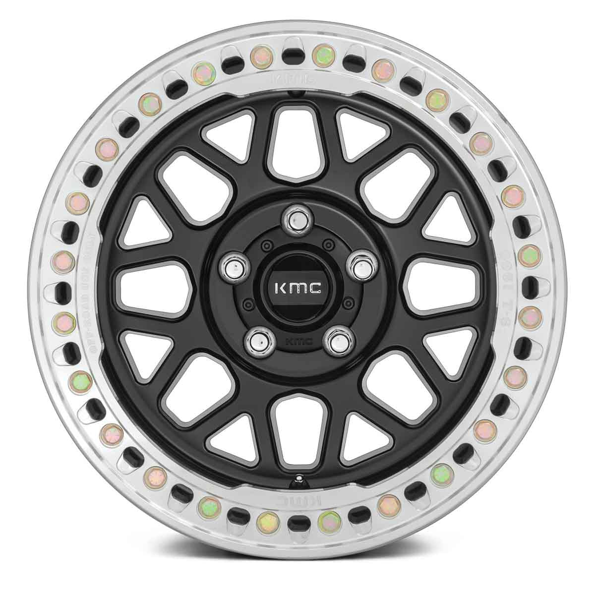 KMC WHEELS - KM235 Grenade Crawl Beadlock Satin Black