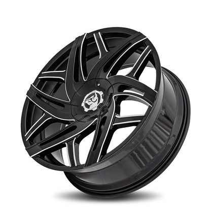 DIABLO WHEELS COLLECTION - Hurricane Black Milled