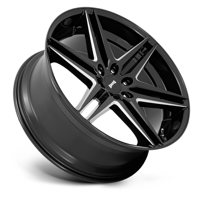 DUB WHEELS S267 DIRTY DOG - GLOSSY BLACK MILLED