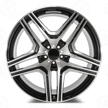 SDTW WHEELS GL63 STYLE RM31 - MACHINED FACE/BLACK OUTLINE