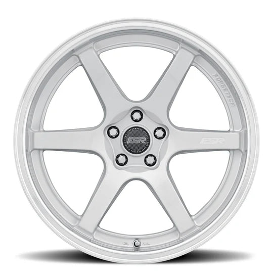 ESR WHEELS APEX SERIES AP6 - HYPER SILVER MACHINE LIP