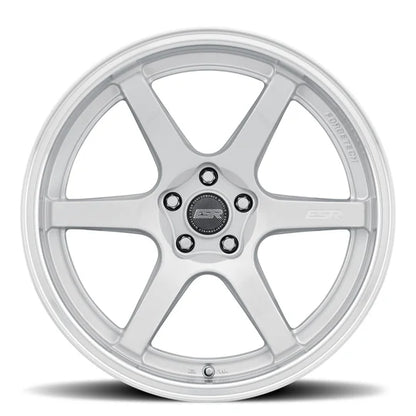 ESR WHEELS APEX SERIES AP6 - HYPER SILVER MACHINE LIP