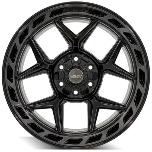 4PLAY WHEELS - 4P55 Gloss Black / Brushed Face & Tinted Clear