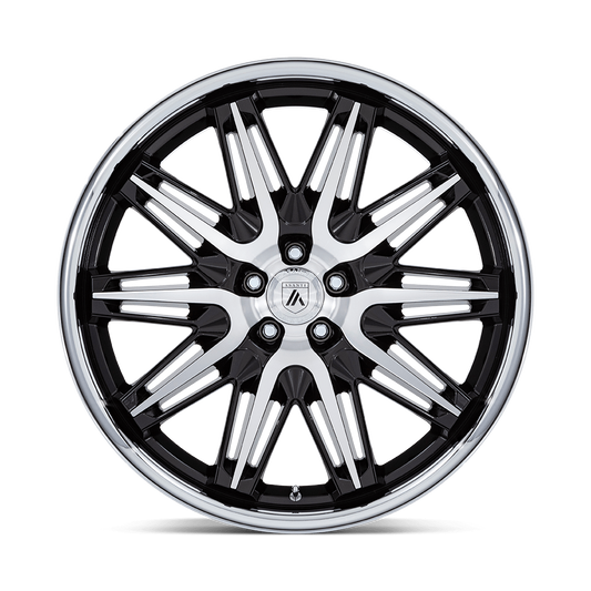 ASANTI WHEELS IMPERATOR - Gloss Black Machined W/ SS LIP