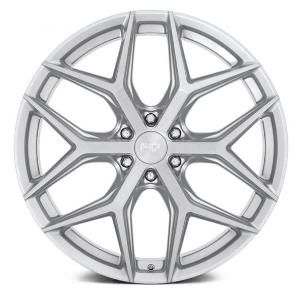 NICHE ROAD WHEELS - M233 Vice 6-Lug Gloss Silver Brushed