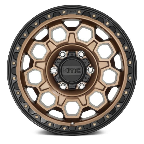 KMC WHEELS - KM545 Trek Matte Bronze / Black Lip