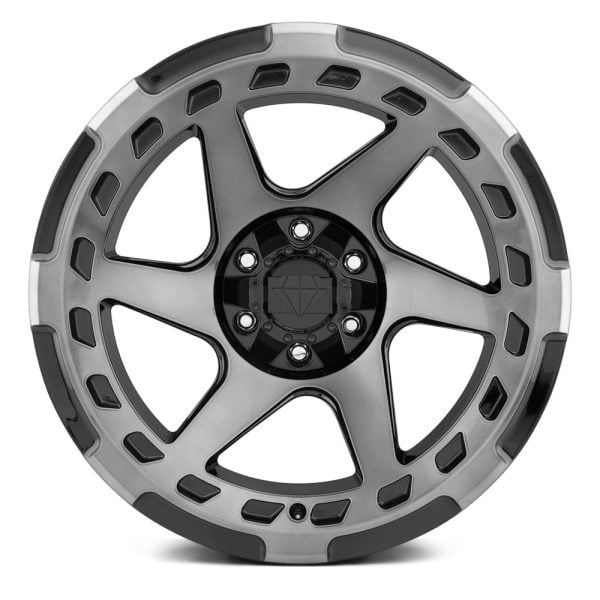 BLAQUE DIAMOND WHEELS - BD-O728 Gloss Black / Machined Face