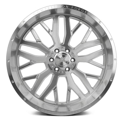 "AXE Wheels Compression Offroad AX1.1 Silver – Sleek and durable off-road rims for trucks & SUVs, built for high performance with a refined silver finish."
