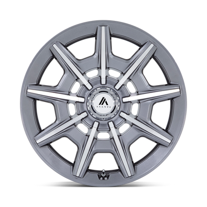ASANTI WHEELS ESQUIRE - Gloss Anthracite Bright Machined | Stylish, High-Quality Wheels Crafted for a Modern Look and Exceptional Driving Performance
