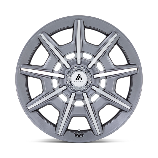 ASANTI WHEELS ESQUIRE - Gloss Anthracite Bright Mach