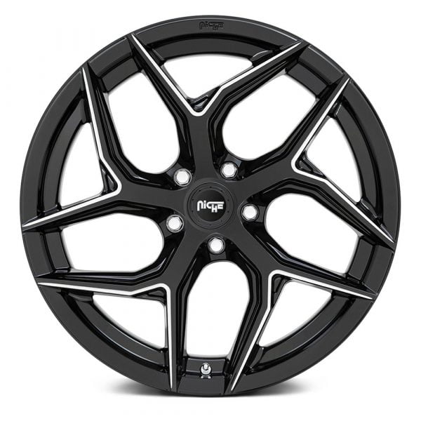 NICHE ROAD WHEELS - M266 Torsion Gloss Black Milled