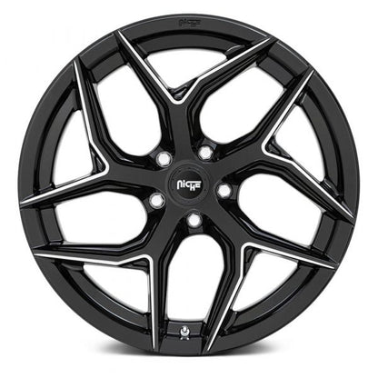 NICHE ROAD WHEELS - M266 Torsion Gloss Black Milled