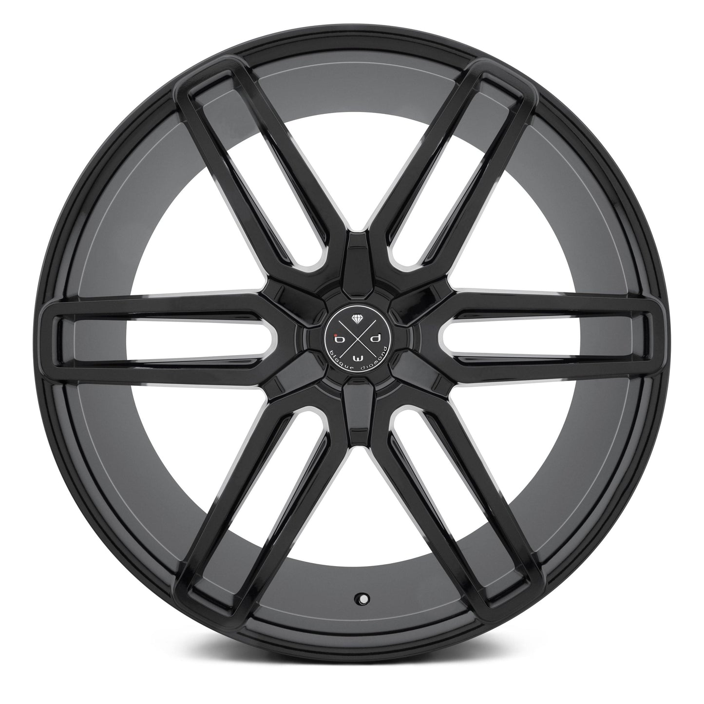 BLAQUE DIAMOND WHEELS - BD-17-6 Gloss Black