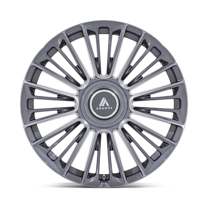 ASANTI WHEELS PREMIER - Anthracite Brushed | Sophisticated, Lightweight Wheels Engineered for a Sleek Finish and Superior Handling