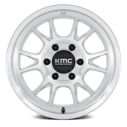 KMC WHEELS - KM729 Range Gloss Silver / Machined Face