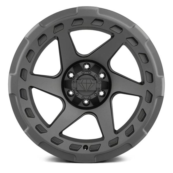 BLAQUE DIAMOND WHEELS - BD-O728 Matte Textured Black