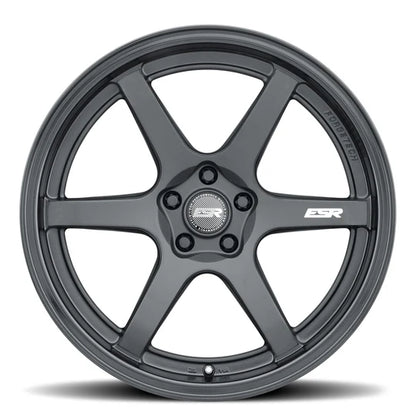 ESR WHEELS APEX SERIES AP6 -  MATTE BLACK GLOSS BLACK LIP