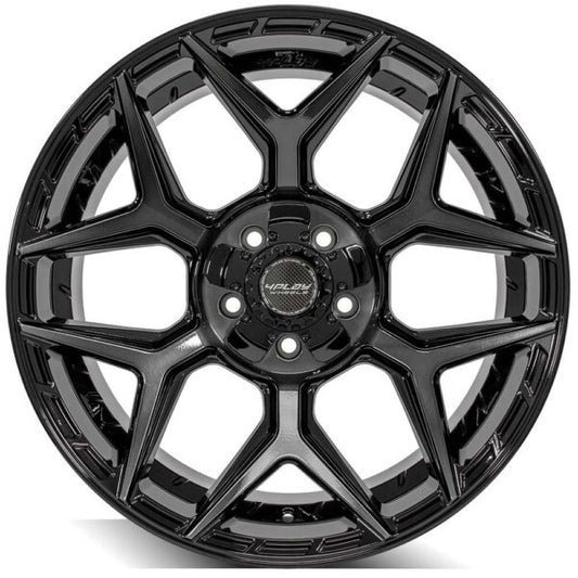 4PLAY WHEELS - 4P06 Gloss Black / Brushed Face & Tinted Clear