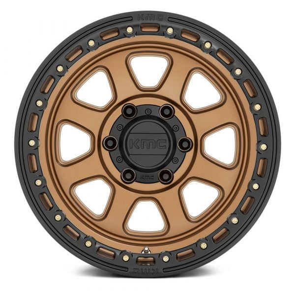 KMC WHEELS - KM548 Chase Matte Bronze / Black Lip