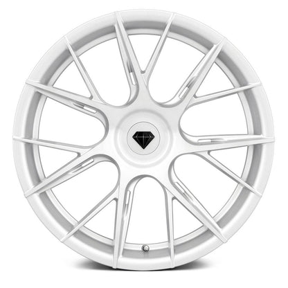 BLAQUE DIAMOND WHEELS - BD-F18 Silver / Brushed Face