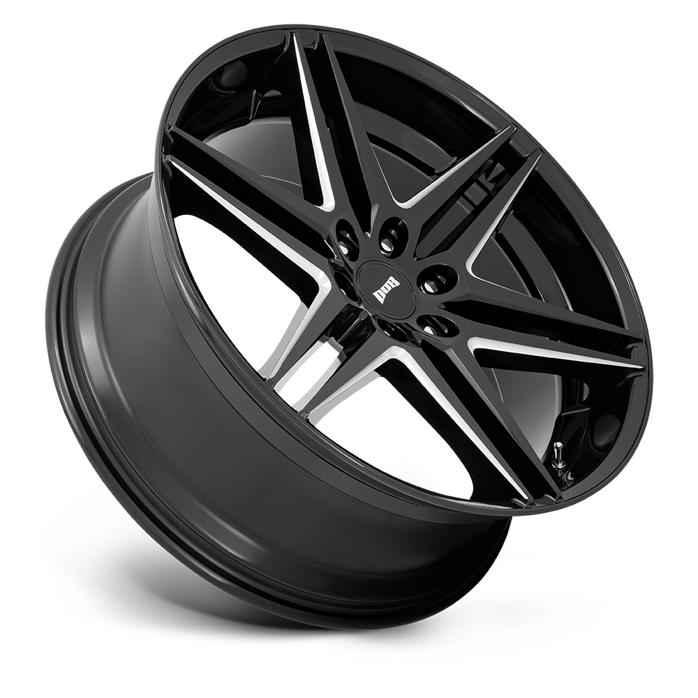 DUB WHEELS S267 DIRTY DOG - GLOSSY BLACK MILLED