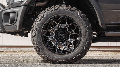 MOTO METAL WHEELS MO808 SNIPER GLOSS BLACK MILLED OFF-ROAD RIMS