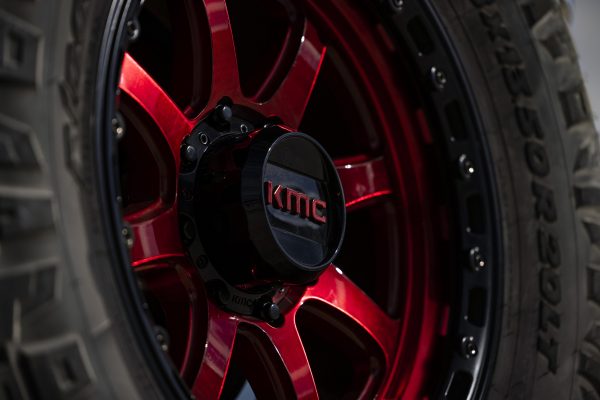 KMC WHEELS - KM548 Chase Candy Red / Black Lip