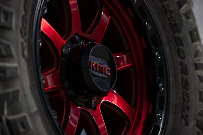 KMC WHEELS - KM548 Chase Candy Red / Black Lip