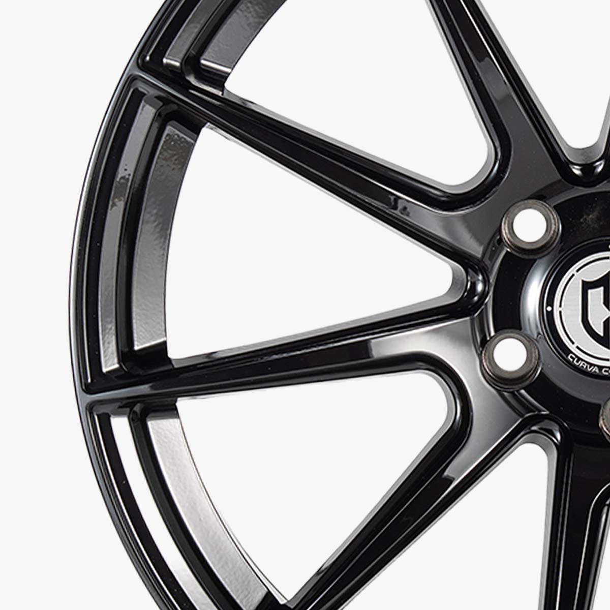 CURVA WHEELS Flow Forged CFF72 - Gloss Black