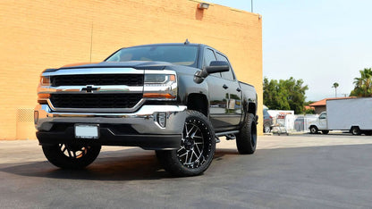 MOTO METAL WHEELS MO985 BREAKOUT GLOSS BLACK MACHINED OFF-ROAD RIMS