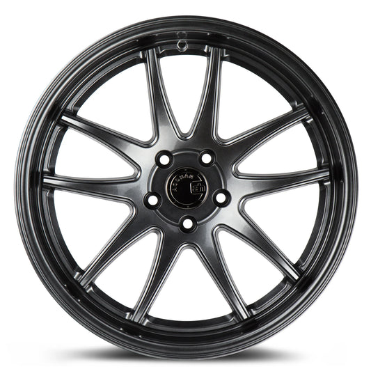 AODHAN WHEELS DS02 - Hyper Black | Bold, Lightweight, and High-Performance Deep-Dish Wheels for Sport, Tuner & Luxury Cars