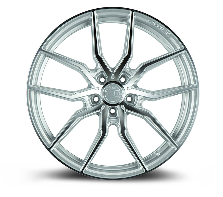 AODHAN WHEELS AFF1 - Silver Machine Face | Elegant, Lightweight Wheels Designed for Maximum Style and Performance on the Road