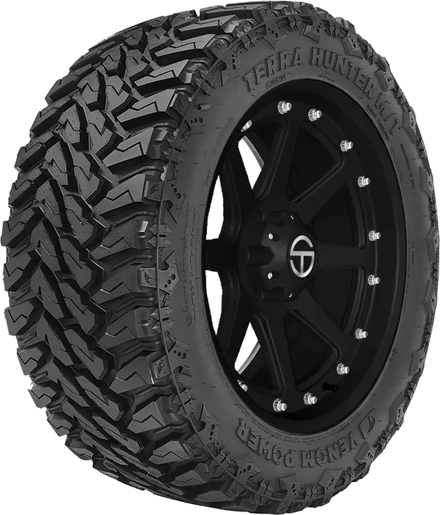 VENOM TIRE - TERRAIN HUNTER M/T BLK M+S**50K**12PLY**